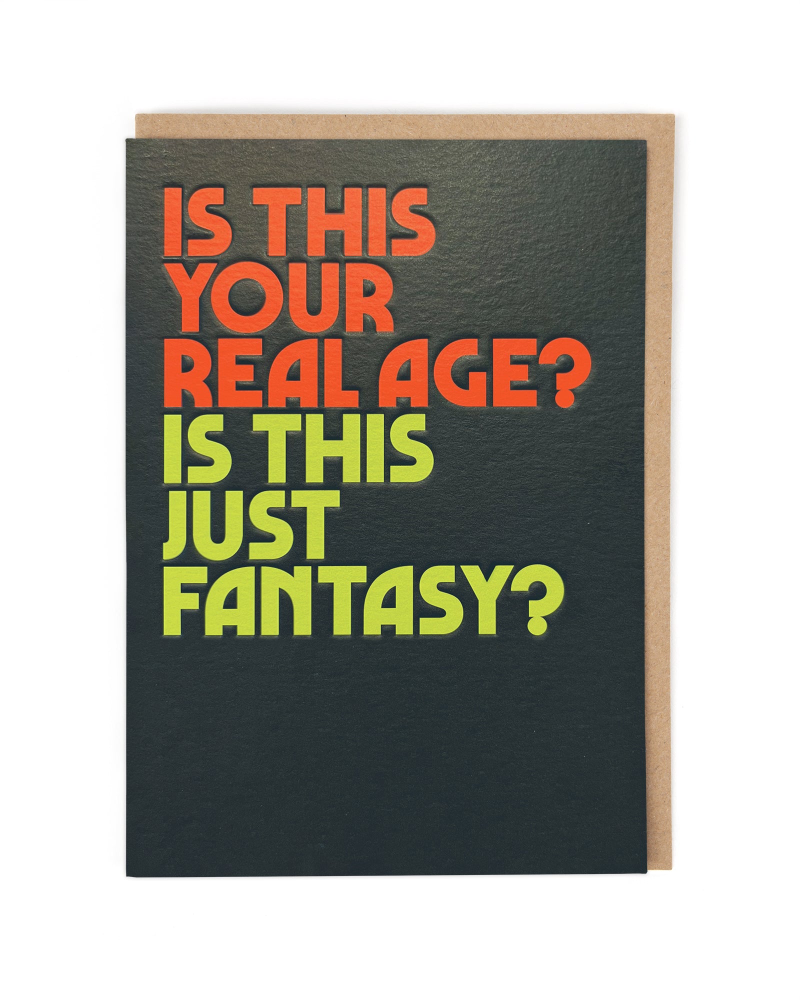 IS THIS YOUR REAL AGE?
